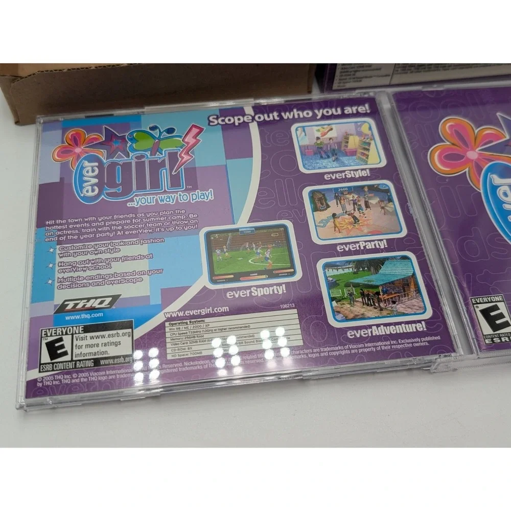 EverGirl (PC CD-ROM Video Game) – THQ – Small Box Version